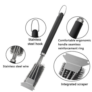 BBQ Grill Kit Cleaning Brush Stainless Steel Kitchen Accessories