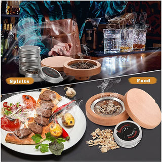 Cocktail Cover Food Aroma Steamed Cooking Wood Powder