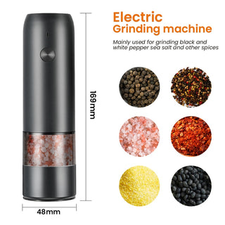 Molinillo eléctrico automático de sal y pimienta